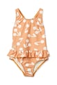 Суцільний дитячий купальник Liewood Amara Printed Swimsuit м'яка помаранчевий LW19983