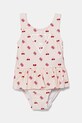 Guess costum de baie dintr-o bucată pentru bebeluși cu modele bej A5GZ00.MC052.PPYA
