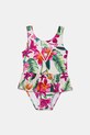 Guess costum de baie dintr-o bucată pentru bebeluși cu modele roz A5GZ00.MC052.PPYA