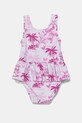 Guess costum de baie dintr-o bucată pentru bebeluși A5GZ00.MC052.PPYA roz SS25