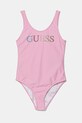 Jednodielne detské plavky Guess bez kostíc ružová J5GZ01.KCA60.PPYA