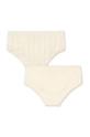 Konges Sløjd figi dziecięce BASIC 2 PACK GIRL UNDERPANTS GOTS 2-pack KS102257 beżowy SS25