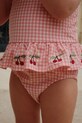 Konges Sløjd costum de baie dintr-o bucată pentru copii SOLINE SWIMSUIT roz KS102494