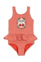 Enodelne otroške kopalke Konges Sløjd SOLINE SWIMSUIT KS102494 rdeča SS25