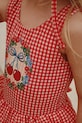 Κοριτσίστικα Ολόσωμο παιδικό μαγιό Konges Sløjd SOLINE SWIMSUIT KS102494 κόκκινο