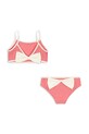 Fete Konges Sløjd costum de baie pentru copii din două piese BOWIE BIKINI KS102502 roz