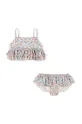 Роздільний дитячий купальник Konges Sløjd MANUCA FRILL BIKINI GRS