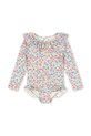 Konges Sløjd costum de baie dintr-o bucată pentru copii MANUCA LS SWIMSUIT GRS KS102514 albastru SS25