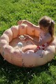 Fete Konges Sløjd costum de baie dintr-o bucată pentru copii FRAGO SWIMSUIT GRS KS102230 bej