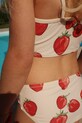 Dziewczynka Konges Sløjd dwuczęściowy strój kąpielowy dziecięcy FRAGO BIKINI GRS KS102231 beżowy