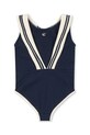 Deklice Enodelne otroške kopalke Konges Sløjd SAILOR SWIMSUIT KS102632 mornarsko modra