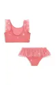 Konges Sløjd costum de baie pentru copii din două piese AMANDINE BIKINI KS102689 roz SS25