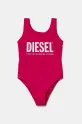 Diesel costum de baie dintr-o bucată pentru copii MIATIS SWIMSUIT moale roz J02296