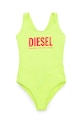 Jednodílné dětské plavky Diesel MIATIS SWIMSUIT měkké zelená J02296