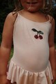 Konges Sløjd costum de baie dintr-o bucată pentru copii JADE SWIMSUIT moale bej KS103043