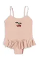 Konges Sløjd costum de baie dintr-o bucată pentru copii JADE SWIMSUIT KS103043 bej SS25