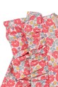 Fete Konges Sløjd costum de baie dintr-o bucată pentru copii MANUCA FRILL ONESIE GRS KS103262 roz