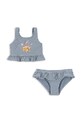 Роздільний дитячий купальник Konges Sløjd SOLINE BIKINI м'яка блакитний KS103333