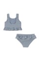 Роздільний дитячий купальник Konges Sløjd SOLINE BIKINI KS103333 блакитний SS25