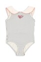 Jednodielne detské plavky Konges Sløjd GINA SWIMSUIT GRS bez kostíc modrá KS103338