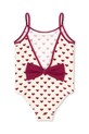 Fete Konges Sløjd costum de baie dintr-o bucată pentru copii BOWIE SWIMSUIT KS103342 bej