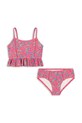 Μαγιό Konges Sløjd MONICA BIKINI GRS χωρίς μεταλλικές μπανέλες ροζ KS103221
