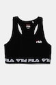 Дитячий спортивний бюстгальтер Fila LOHNWEILER м'яка чорний FAT0656