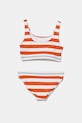 Παιδικό μαγιό δύο τεμαχίων Tommy Hilfiger UG0UG00787.PPYA πορτοκαλί SS25
