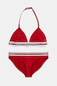 Tommy Hilfiger strój kąpielowy dziecięcy komplet czerwony UG0UG00795.PPYA