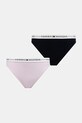 Παιδικά εσώρουχα Tommy Hilfiger 2-pack Planet friendly ροζ UG0UG00751.PPYA