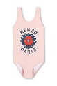 Kenzo Kids jednoczęściowy strój kąpielowy dziecięcy miękka pomarańczowy K60981.156