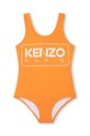 Kenzo Kids jednoczęściowy strój kąpielowy dziecięcy miękka pomarańczowy K61186.156