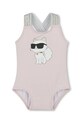 Karl Lagerfeld costum de baie dintr-o bucată pentru copii moale roz Z30512.60.81