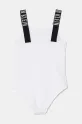 Enodelne otroške kopalke Calvin Klein Jeans KY0KY00098.PPYA bela SS25