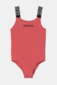 Суцільний дитячий купальник Calvin Klein Jeans м'яка рожевий KY0KY00098.PPYA