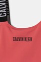 Дівчинка Суцільний дитячий купальник Calvin Klein Jeans KY0KY00098.PPYA рожевий