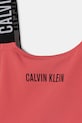 DÍVKA Jednodílné dětské plavky Calvin Klein Jeans KY0KY00098.PPYA růžová