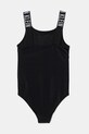Calvin Klein Jeans jednoczęściowy strój kąpielowy dziecięcy KY0KY00098.PPYA czarny SS25