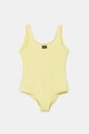 Calvin Klein Jeans costum de baie dintr-o bucată pentru copii moale galben KY0KY00099.PPYA