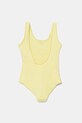 Calvin Klein Jeans jednoczęściowy strój kąpielowy dziecięcy KY0KY00099.PPYA żółty SS25