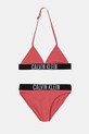 Calvin Klein Jeans costum de baie pentru copii din două piese moale roz KY0KY00090.PPYA