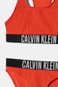DÍVKA Dvoudílné dětské plavky Calvin Klein Jeans KY0KY00091.PPYA červená