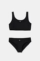 Dvoudílné plavky Calvin Klein Jeans měkké černá KY0KY00093.PPYA