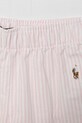 Fete Polo Ralph Lauren pijamale de bumbac pentru copii 2-pack 3P0198 roz