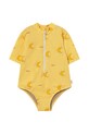 Ολόσωμο παιδικό μαγιό Tinycottons MIDNIGHT SUN SWIMSUIT SS25.268 κίτρινο SS25