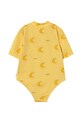 Κοριτσίστικα Ολόσωμο παιδικό μαγιό Tinycottons MIDNIGHT SUN SWIMSUIT SS25.268 κίτρινο