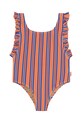 Ολόσωμο παιδικό μαγιό Tinycottons STRIPES SWIMSUIT μαλακό πορτοκαλί SS25.277