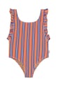 Ολόσωμο παιδικό μαγιό Tinycottons STRIPES SWIMSUIT μαλακό πορτοκαλί SS25.277