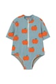 Jednodielne detské plavky Tinycottons APPLES SWIMSUIT SS25.280 modrá SS25