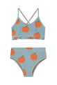 Детски бански от две части Tinycottons APPLES SWIM SET SS25.282 син SS25